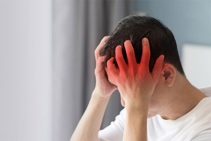 احساس درد بر اثر حمله میگرنی